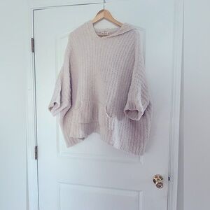 Hippie Rose Sweater With a Hood